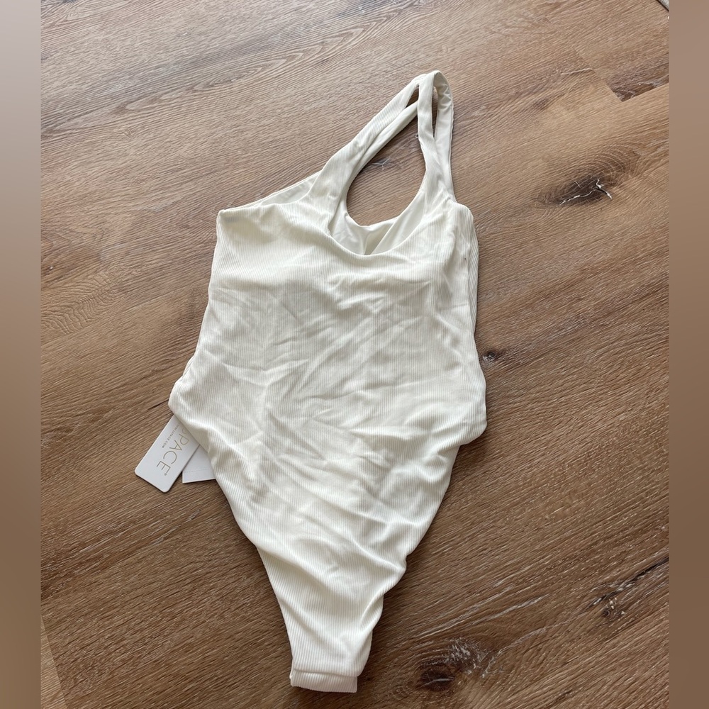 NWT L*space White One Piece Swimsuit bridal